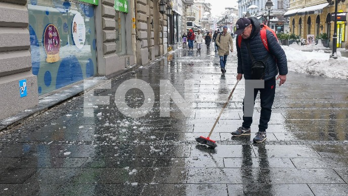 Upozorenje na ledenu kišu